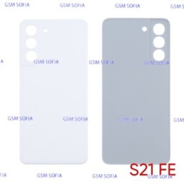 Tapa Trasera Sin lente Para Samsung Galaxy S21 Fe / G990 - Blanco