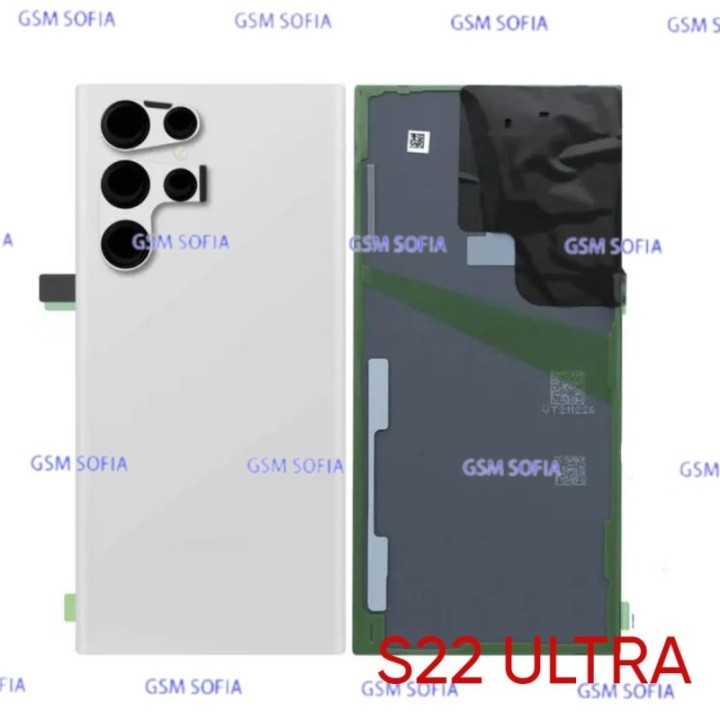 Tapa Trasera Con lente   Para Samsung Galaxy S22 Ultra / S908 - Blanco