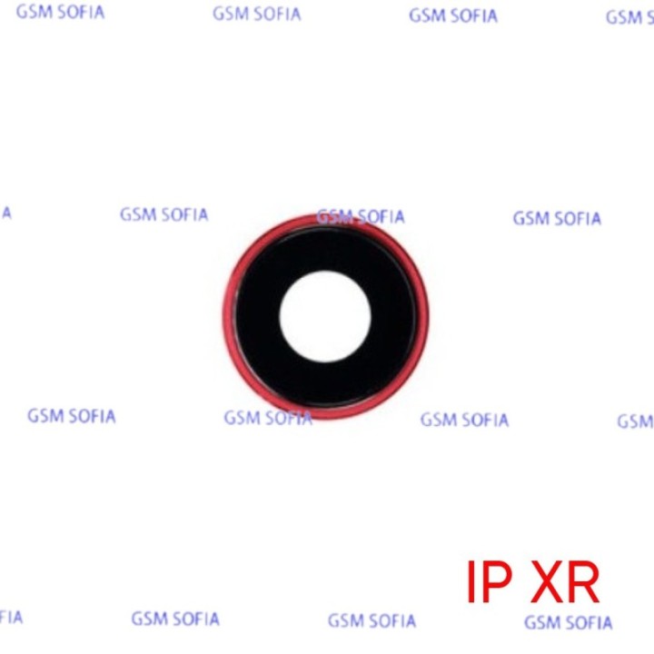Embellecedor o marco de lente Para IPhone Xr  - Rojo