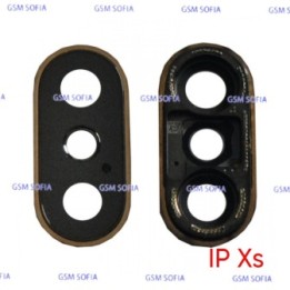 Embellecedor o marco de lente Para IPhone Xs  - Oro
