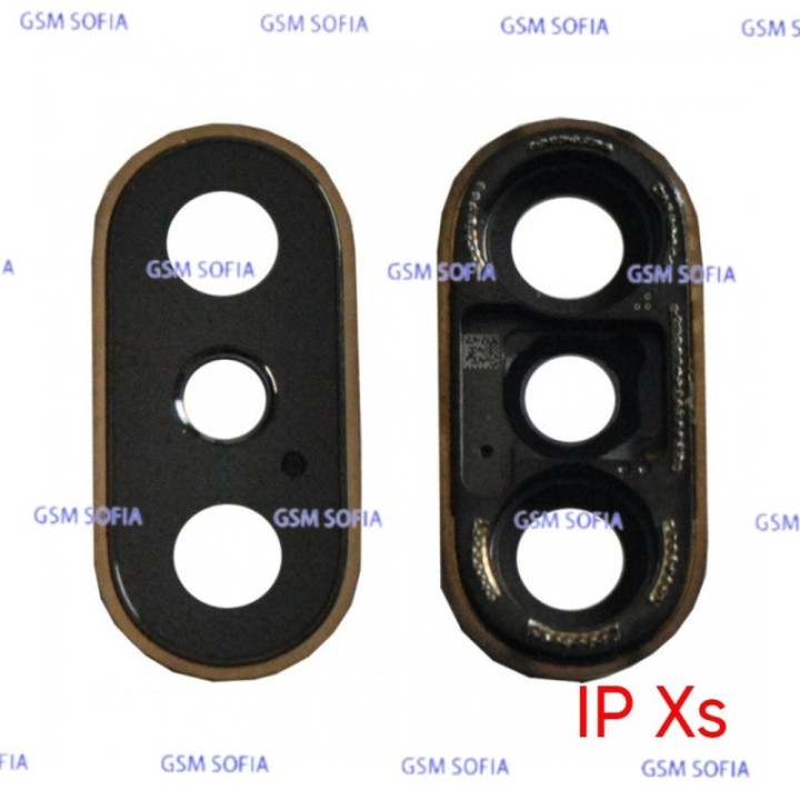 Embellecedor o marco de lente Para IPhone Xs  - Oro