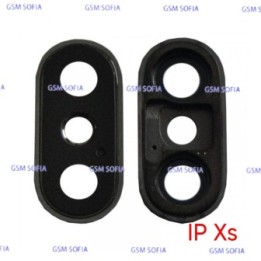 Embellecedor o marco de lente Para IPhone Xs  - Negro