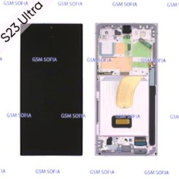 Pantalla completa original Para Samsung Galaxy S23 Ultra 5G / S918 - Lila