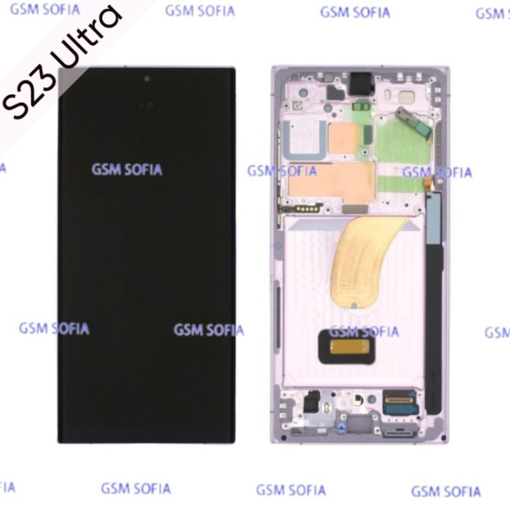 Pantalla completa original Para Samsung Galaxy S23 Ultra 5G / S918 - Lila