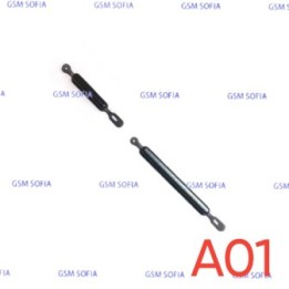 Botón lateral power + volumen para Samsung Galaxy A01 / A015  - Negro