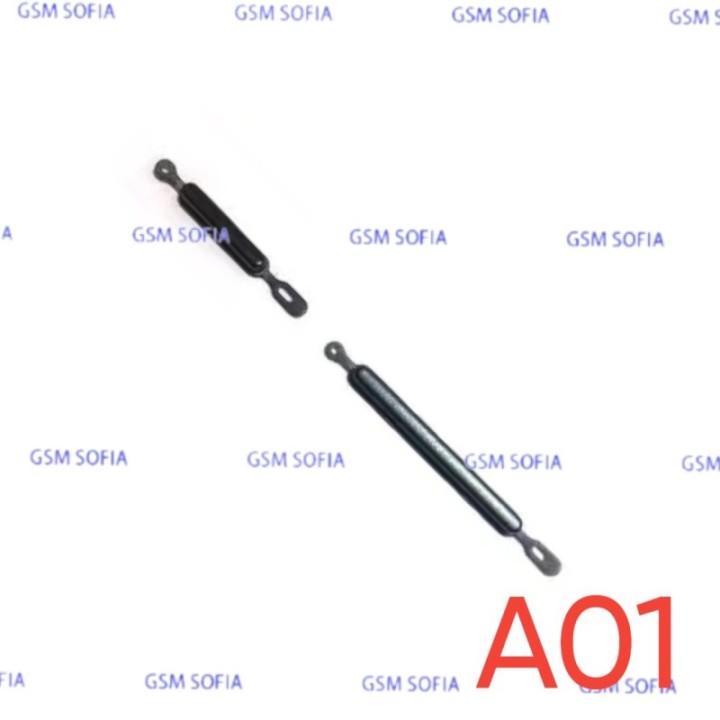 Botón lateral power + volumen para Samsung Galaxy A01 / A015  - Negro