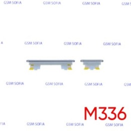Botón lateral power + volumen  para Samsung Galaxy M33 5G / M336G   - Azul