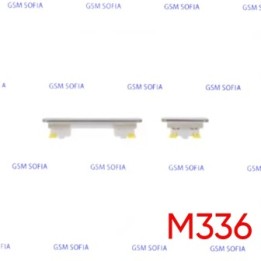 Botón lateral power + volumen  para Samsung Galaxy M33 5G / M336G   - Plata