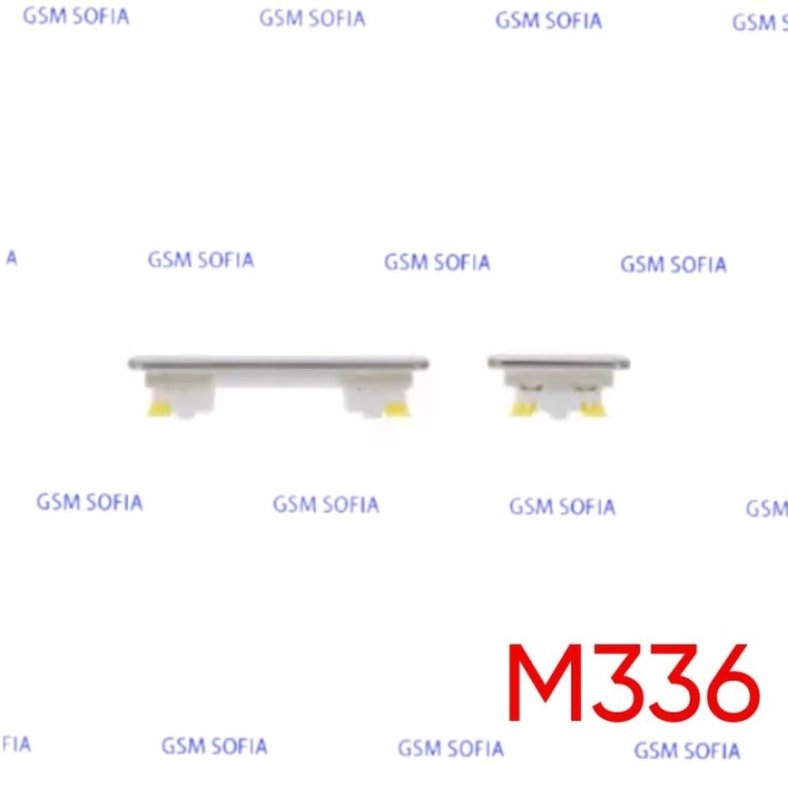 Botón lateral power + volumen  para Samsung Galaxy M33 5G / M336G   - Plata