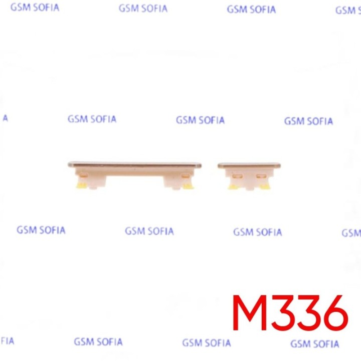 Botón lateral power + volumen  para Samsung Galaxy M33 5G / M336G   - Oro