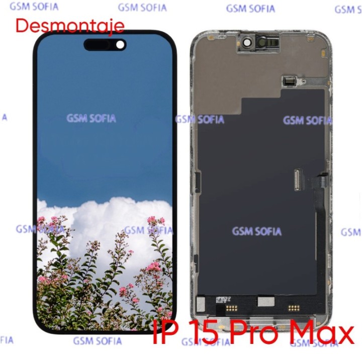 Pantalla Completa ori desmotaje para Iphone 15 Pro Max