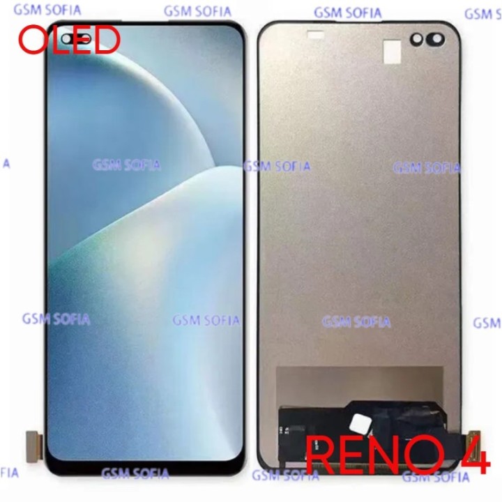 Pantalla Completa OLED sin marco Para Oppo Reno 4 / CPH2091