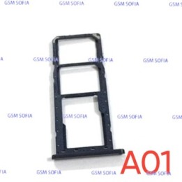 Bandeja Sim+Micro SD Para Samsung Galaxy A01 / A015 - Azul