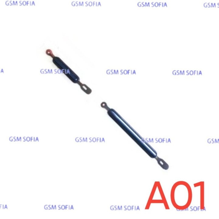 Botón lateral power + volumen para Samsung Galaxy A01 / A015 - Azul