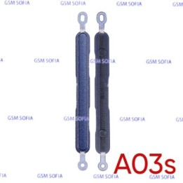 Botón lateral  volumen  para Samsung Galaxy A03s / A037G A037F - Azul