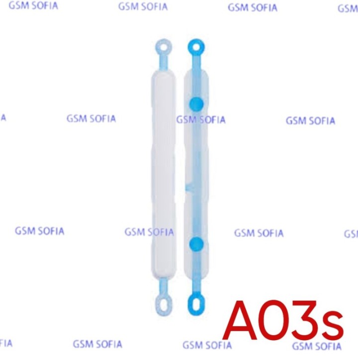 Botón lateral  volumen  para Samsung Galaxy A03s / A037G A037F - Blanco