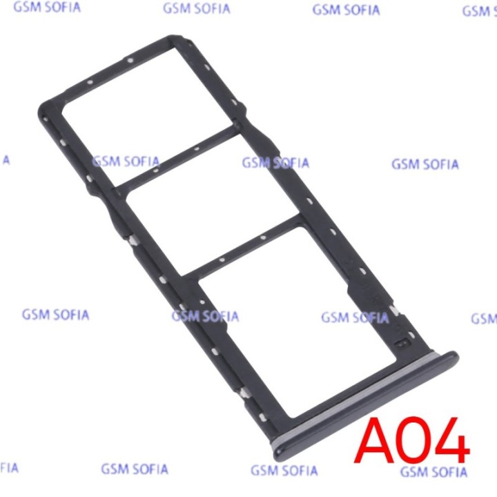 Bandeja Sim+Micro SD para Samsung Galaxy A04 / A045G   - Negro