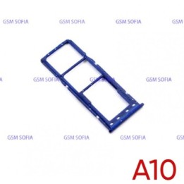Bandeja Sim+Micro SD Para Samsung Galaxy A10 / A105 - Azul