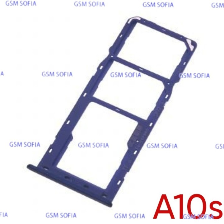 Bandeja Sim+Micro SD Para Samsung Galaxy A10S / A107 - Azul