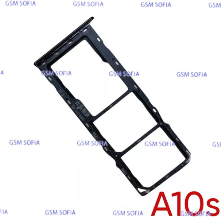 Bandeja Sim+Micro SD Para Samsung Galaxy A10S / A107 - Negro
