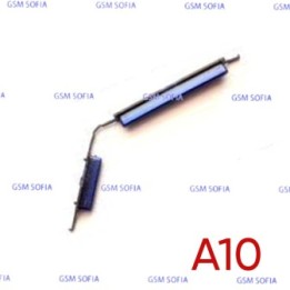 Botón lateral power + volumen para Samsung Galaxy A10 / A105 - Azul