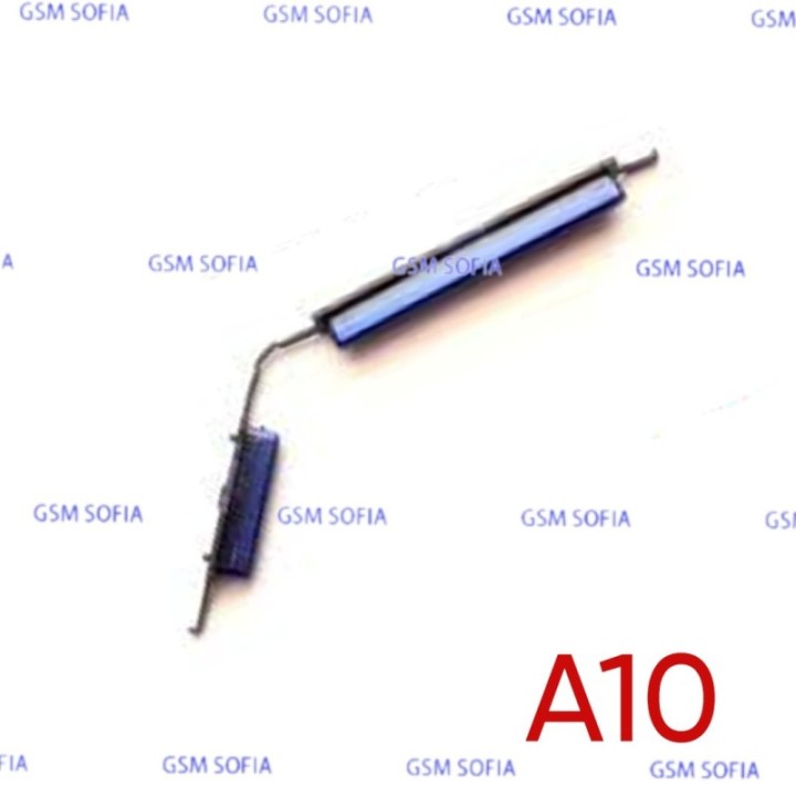 Botón lateral power + volumen para Samsung Galaxy A10 / A105 - Azul