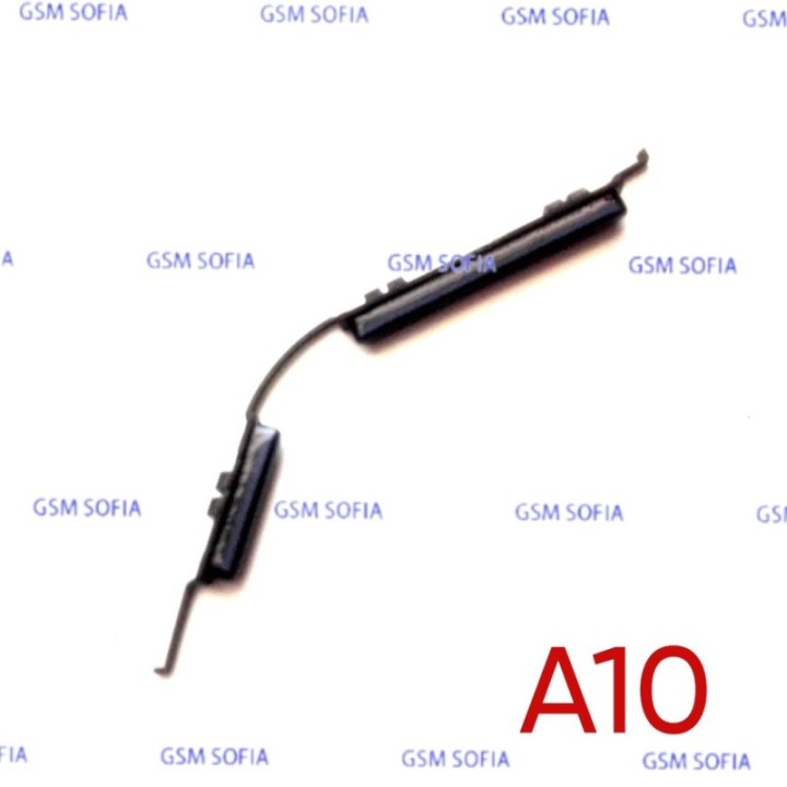 Botón lateral power + volumen para Samsung Galaxy A10 / A105 - Negro
