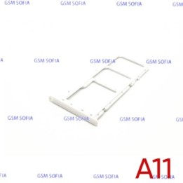 Bandeja Sim+Micro SD Para Samsung Galaxy A11 / A115 - Blanco