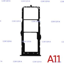 Bandeja Sim+Micro SD Para Samsung Galaxy A11 / A115 - Negro