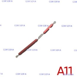 Botón lateral power + volumen para Samsung GalaxyA11 / A115  - Rojo