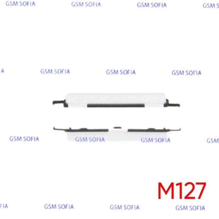 Boton lateral Volumen para Samsung Galaxy M12 / M127 - Blanco