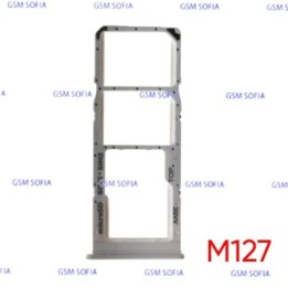 Bandeja Sim+Micro SD  para Samsung Galaxy M12 / M127 - Blanco