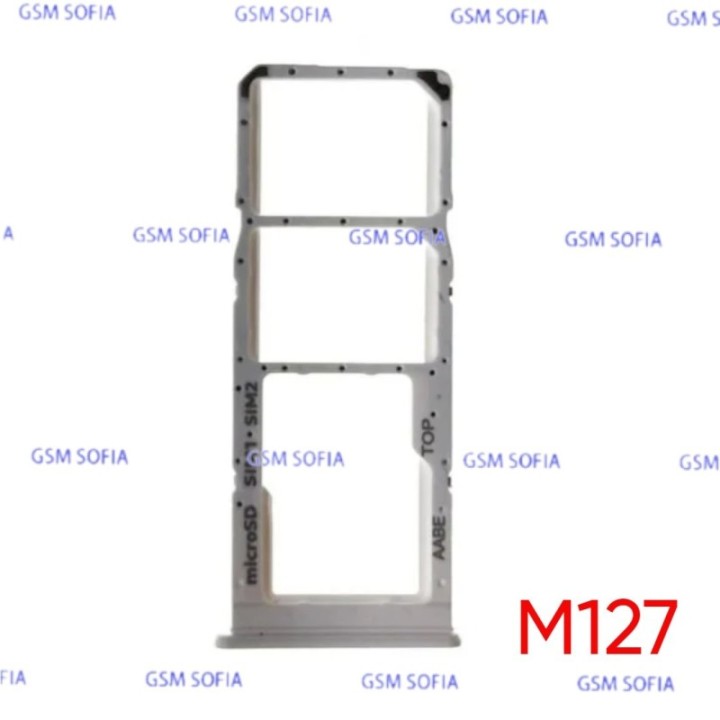 Bandeja Sim+Micro SD  para Samsung Galaxy M12 / M127 - Blanco