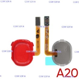 Flex huella  para Samsung Galaxy A20 / A205 - Rojo