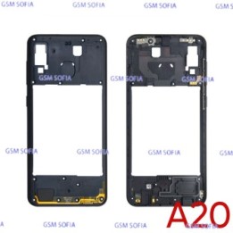 Marco Externa Lateral  para Samsung Galaxy A20 / A205  - Negro