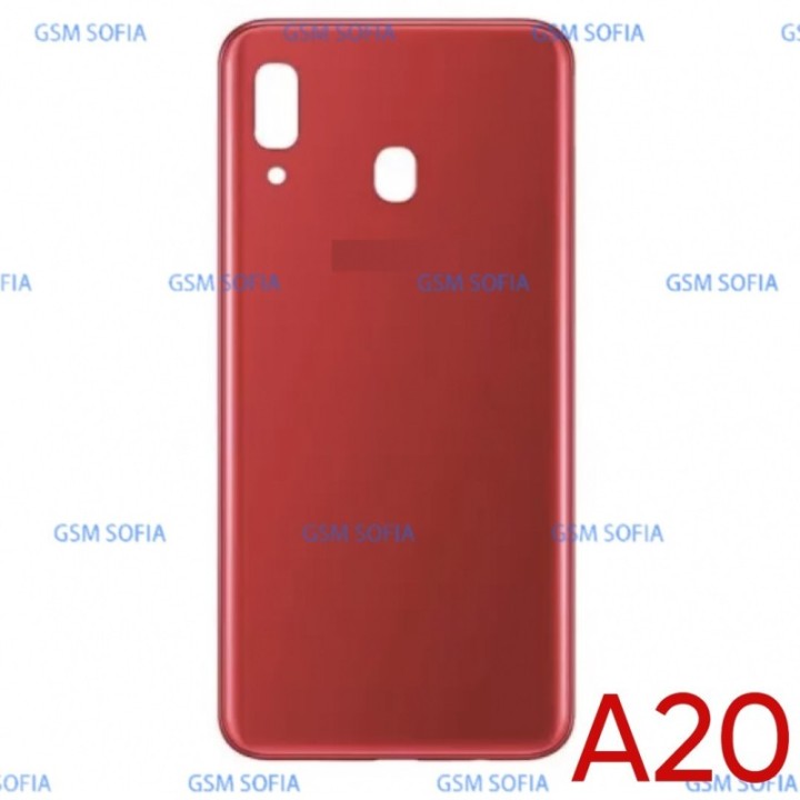 Tapa Trasera para Samsung Galaxy A20 / A205 - Rojo