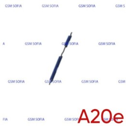 Botón lateral power + volumen para Samsung Galaxy A20E / A202 - Azul