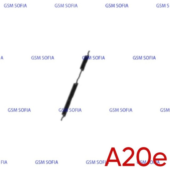 Botón lateral power + volumen para Samsung Galaxy A20E / A202 - Negro