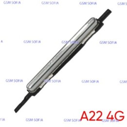 Botón lateral volumen   para Samsung Galaxy A22 4G / A225G - Plata