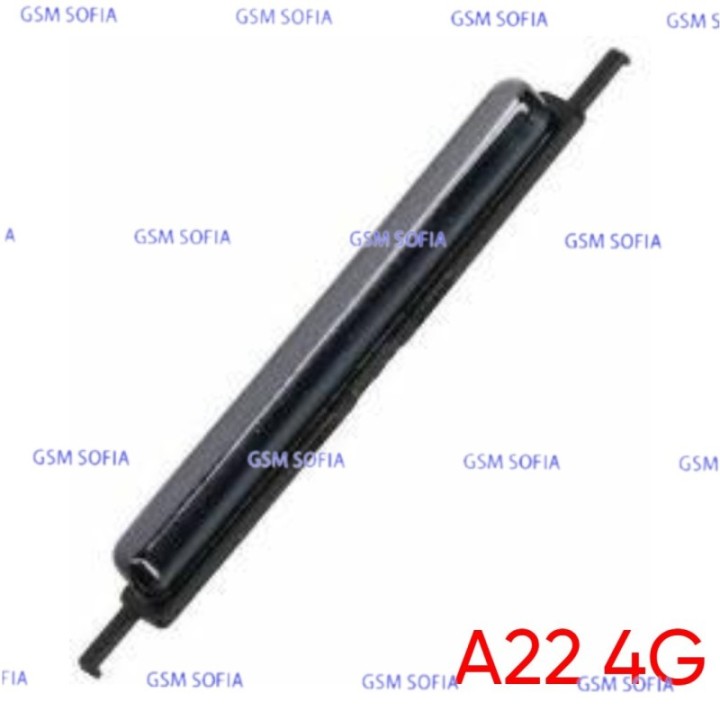 Botón lateral volumen   para Samsung Galaxy A22 4G / A225G - Negro