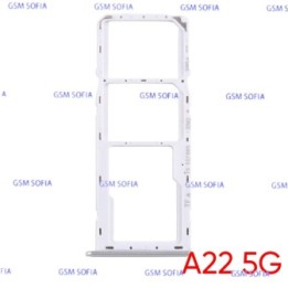 Bandeja Sim+Micro SD  para Samsung Galaxy A22 5G / A226G - Morado