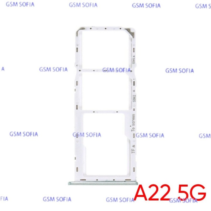 Bandeja Sim+Micro SD  para Samsung Galaxy A22 5G / A226G - Verde