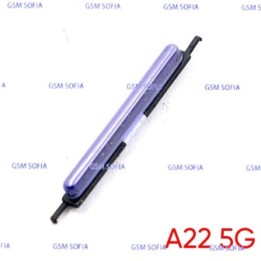 Botón lateral volumen   para Samsung Galaxy A22 5G / A226G - Morado