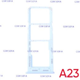 Bandeja Sim+Micro SD para Samsung Galaxy A23 4G A235G / A23 5G A236 - Azul