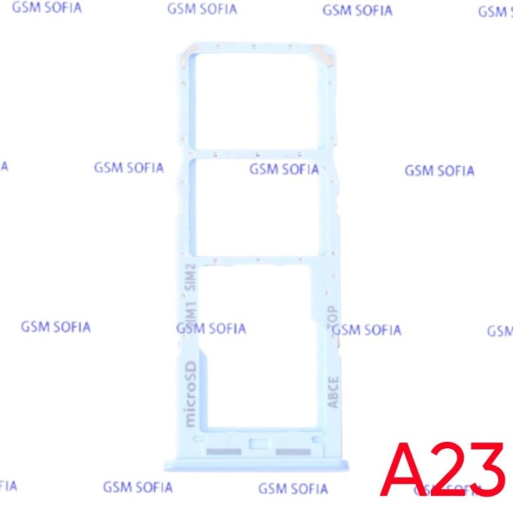 Bandeja Sim+Micro SD para Samsung Galaxy A23 4G A235G / A23 5G A236 - Azul