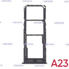 Bandeja Sim+Micro SD para Samsung Galaxy A23 4G A235G / A23 5G A236 - Negro