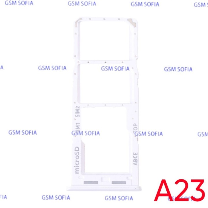 Bandeja Sim+Micro SD para Samsung Galaxy A23 4G A235G / A23 5G A236 - Plata