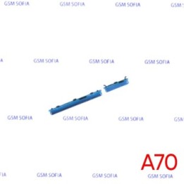 Botón lateral power + volumen  para Samsung Galaxy A70 / A705   - Azul