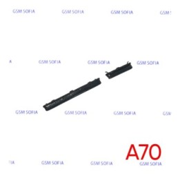 Botón lateral power + volumen  para Samsung Galaxy A70 / A705   - Negro