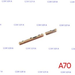 Botón lateral power + volumen  para Samsung Galaxy A70 / A705  - Naranja